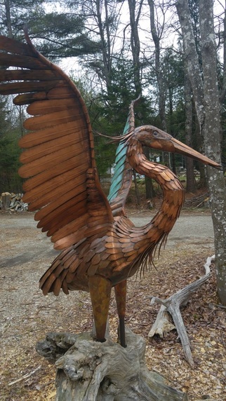 Copper sculptures Maine
