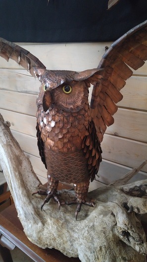 copper owl , coppersmithing