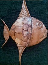 copper fish art
